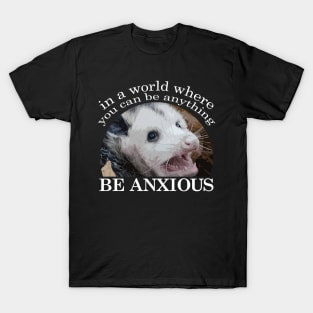 Be Anxious Opossum T-Shirt